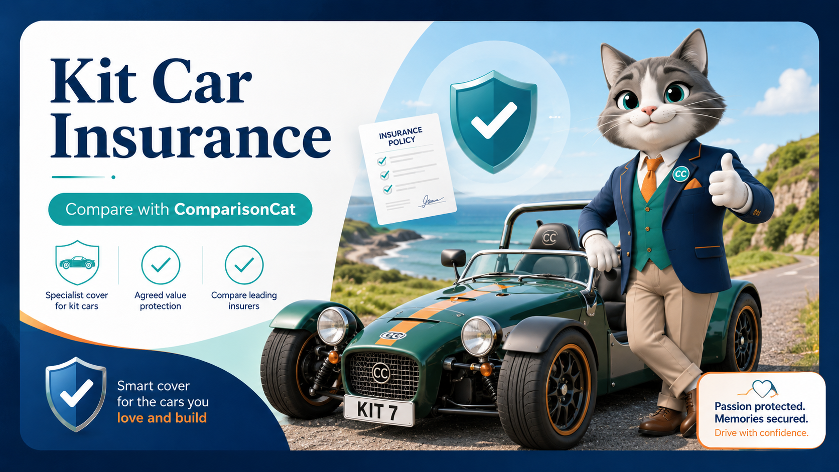 Kit Car Insurance with ComparisonCat