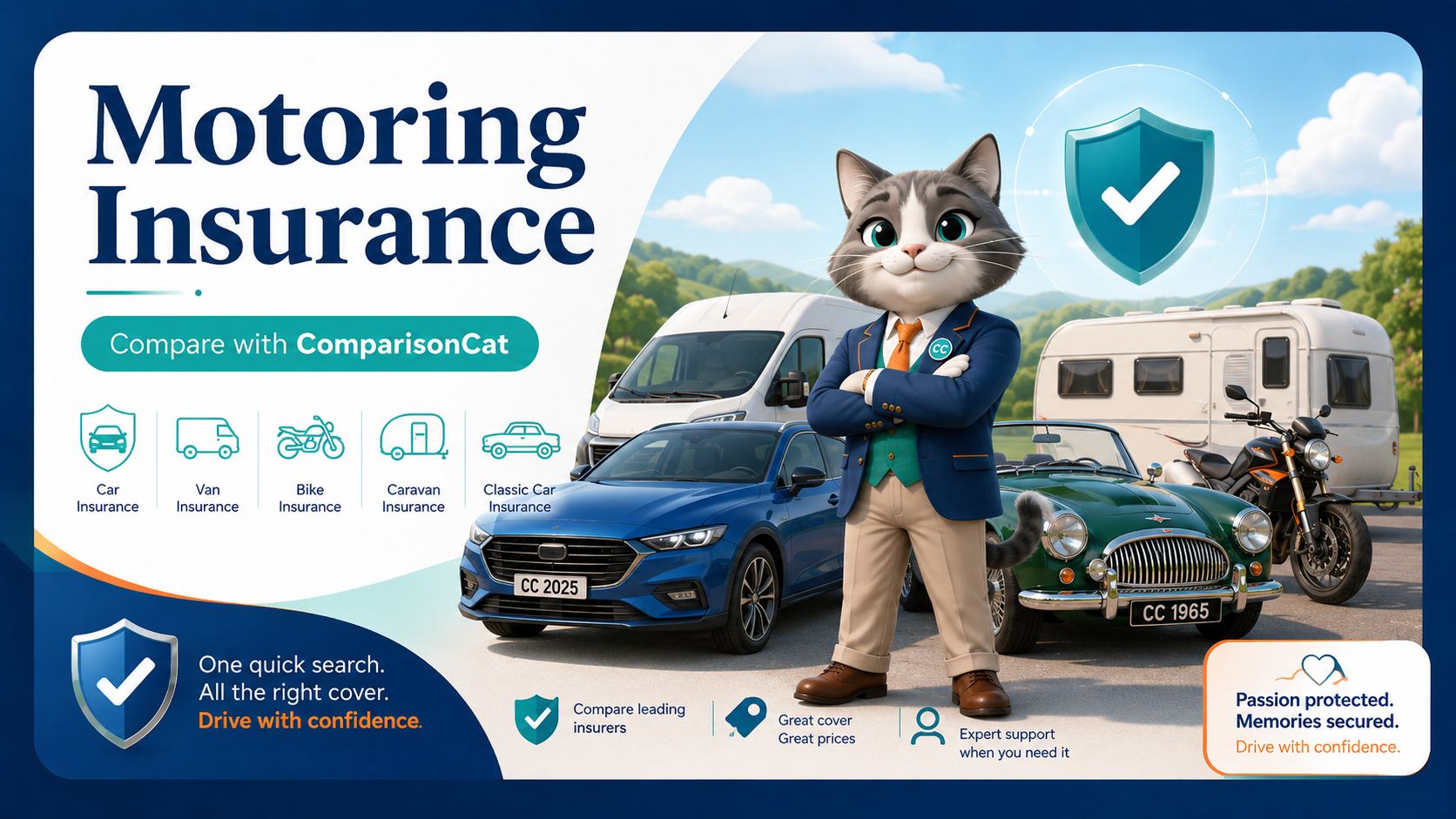 Motoring insurance with ComparisonCat